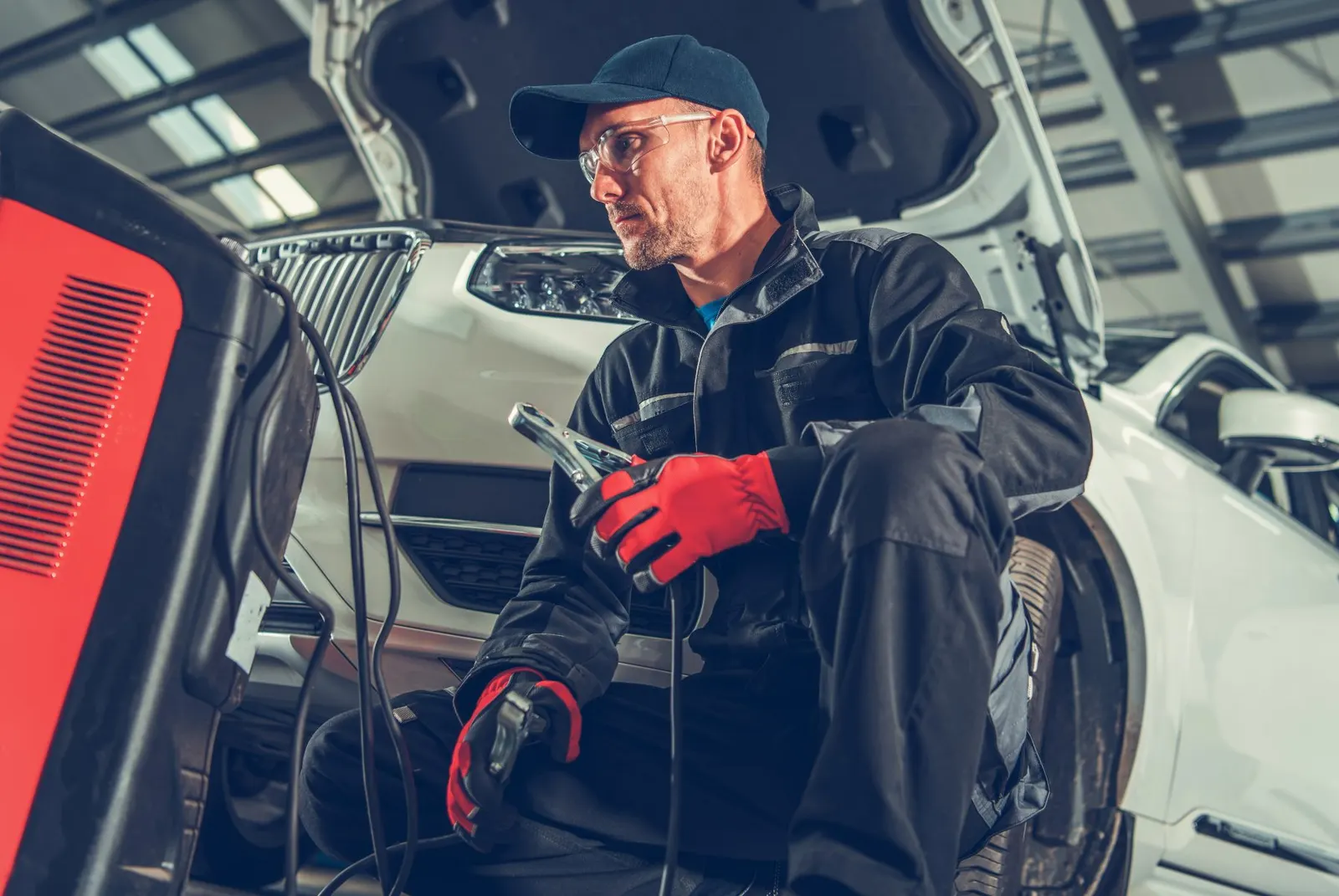 car battery jump start