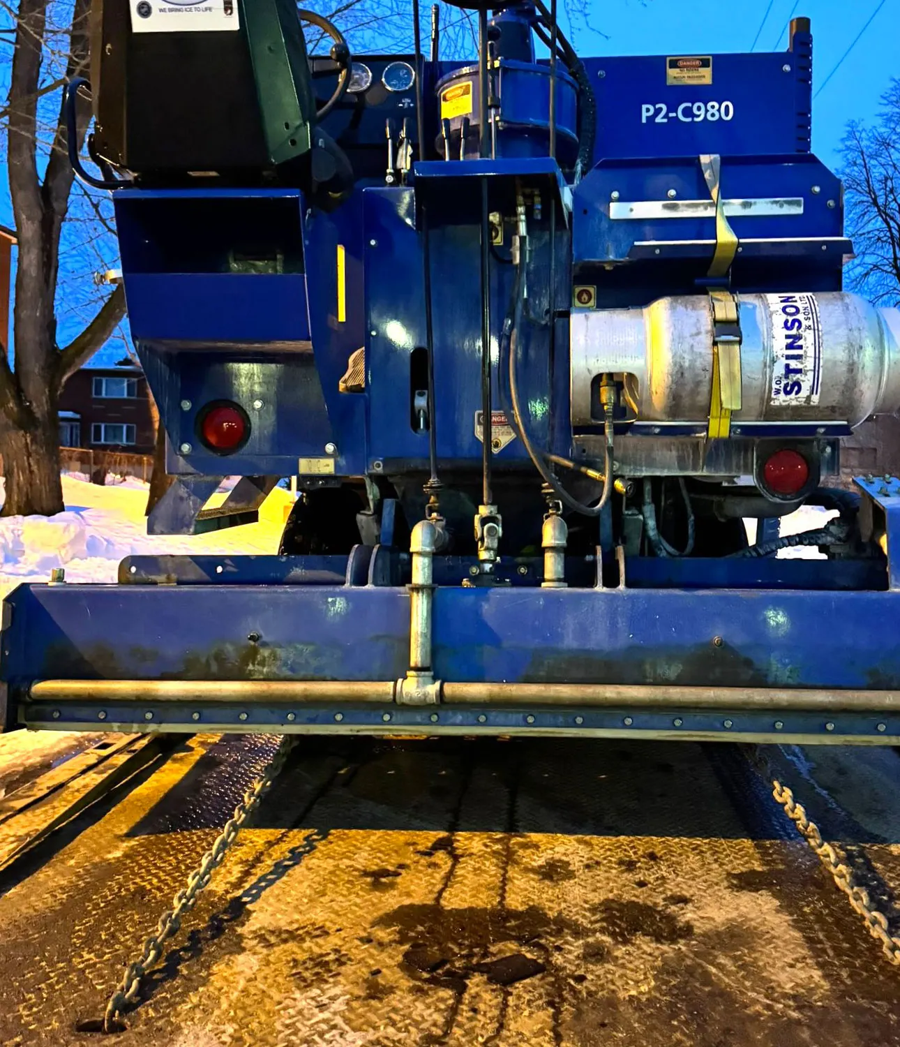 construction equipment towing