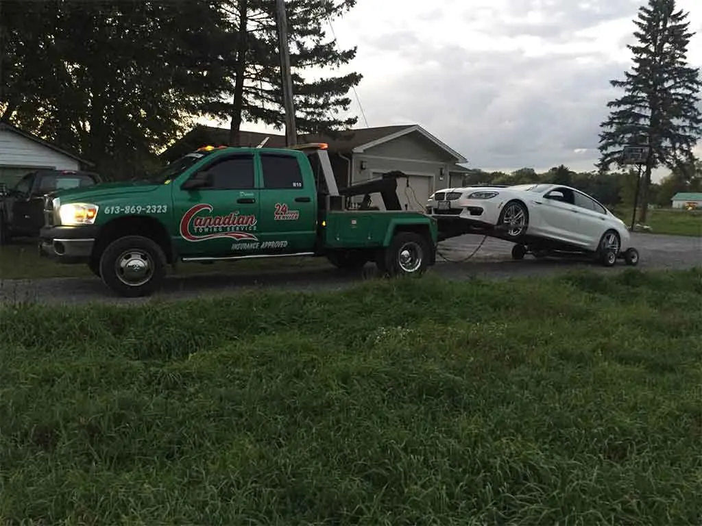 safe ev and flatbed towing for rural highway breakdowns in ottawa
